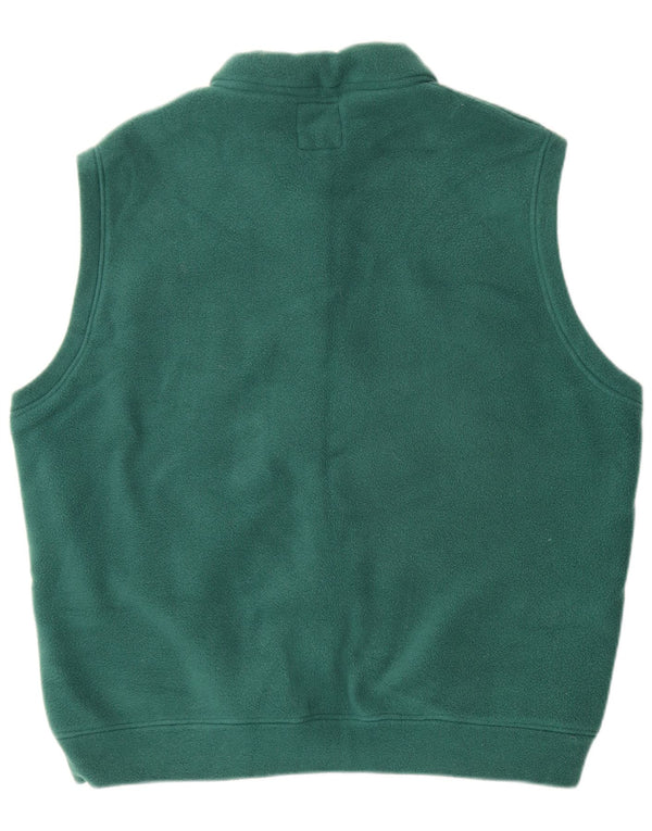 Gilet in pile da uomo Outrage UK 40 Large Verde Poliestere
