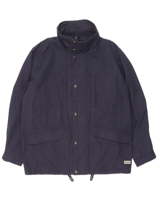 Giacca utility da uomo Fila IT 50 Large blu navy in poliestere