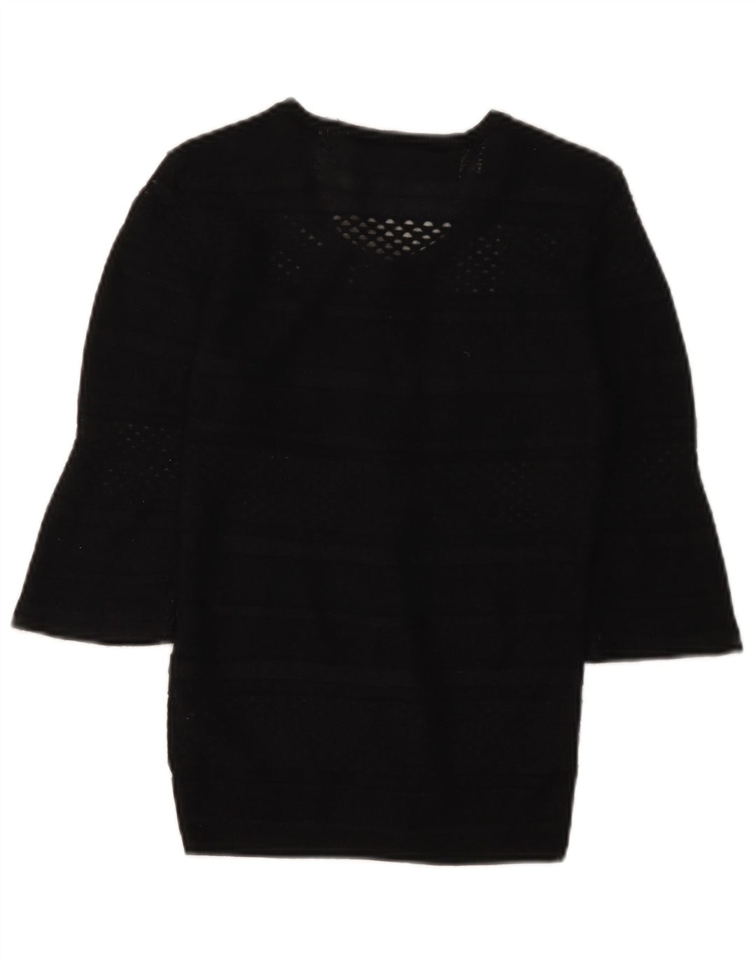 Maglione cardigan con maniche a 3/4 da donna Guess UK 8 piccolo nero