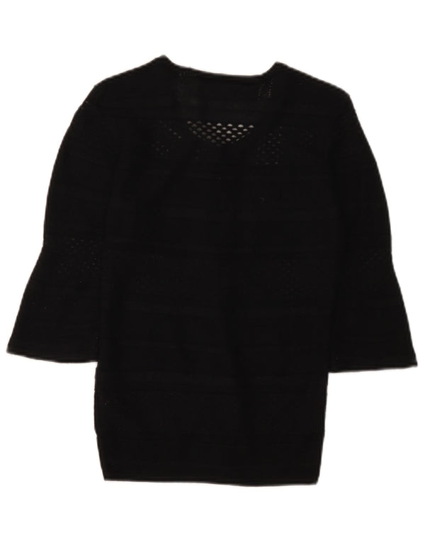 Maglione cardigan con maniche a 3/4 da donna Guess UK 8 piccolo nero