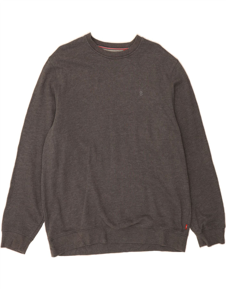 IZOD Mens Sweatshirt Jumper Large Grey Vintage Izod and Second-Hand Izod from Messina Hembry 