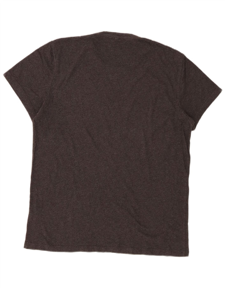 T-shirt da uomo Jack Wills Top in cotone grigio medio