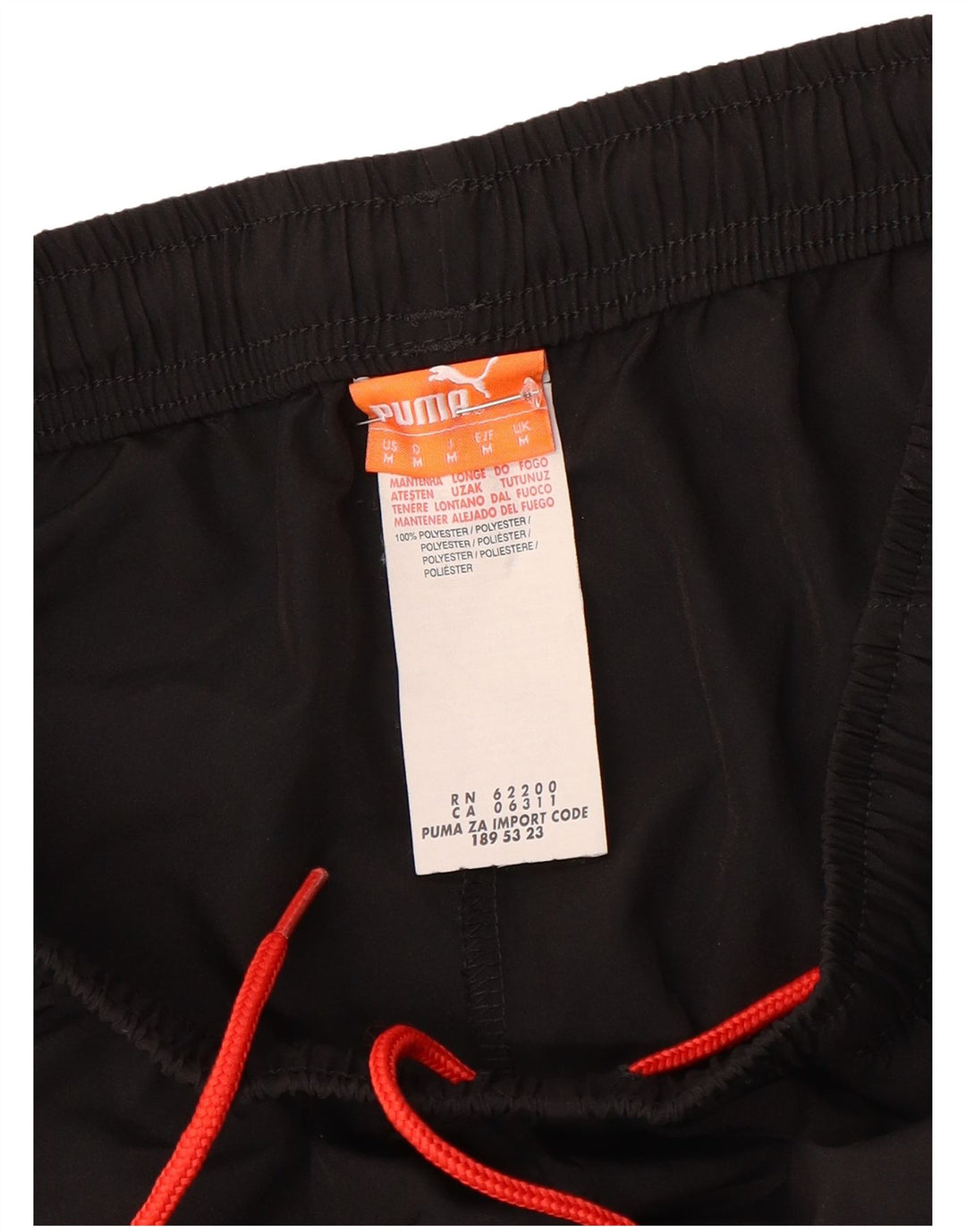 Pantaloncini sportivi da uomo Puma Medium Nero Poliestere