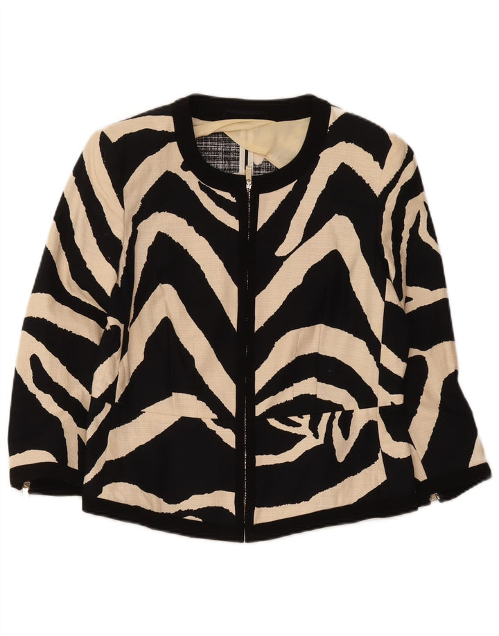 Giacca blazer con maniche a 3/4 corta Max Mara da donna UK 12 media nera