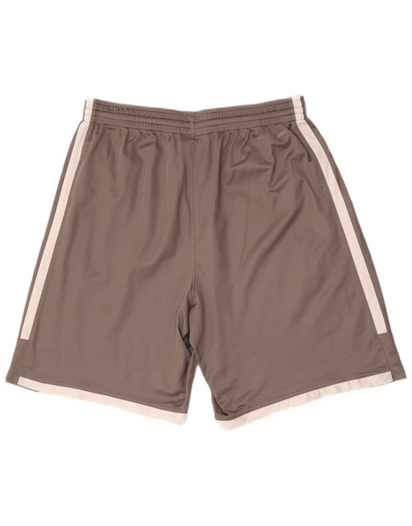 Pantaloncini sportivi Nike Dri Fit da uomo XL in poliestere color block grigio
