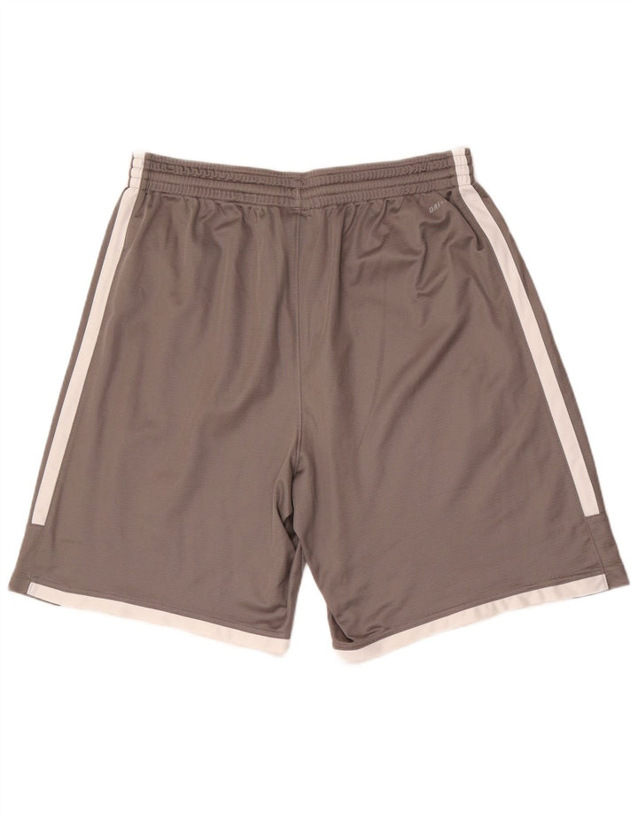 Pantaloncini sportivi Nike Dri Fit da uomo XL in poliestere color block grigio