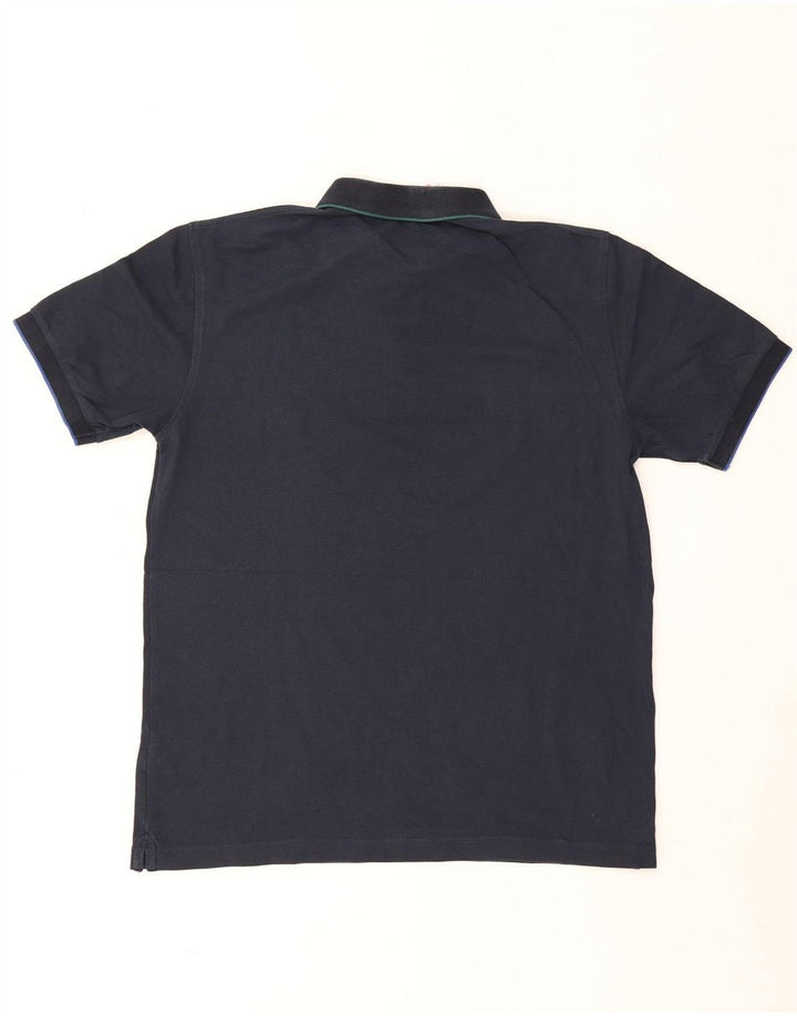 Polo da uomo Sun68 grande in cotone blu navy