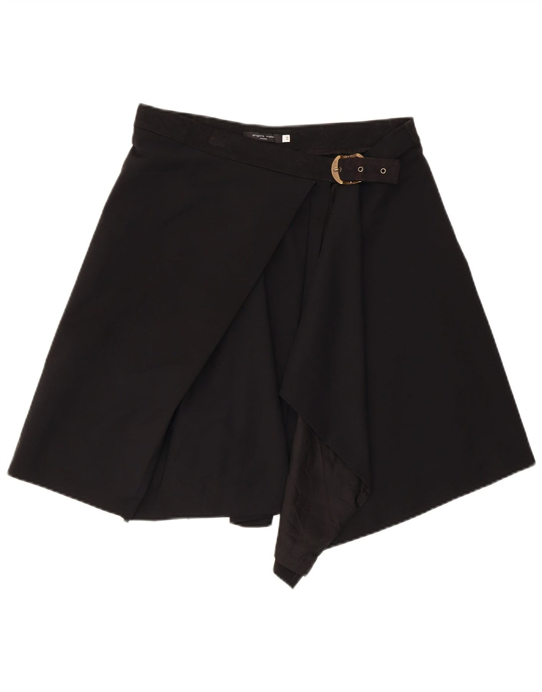 ANGELA MELE Gonna a portafoglio da donna IT 44 Media W30 Lana nera