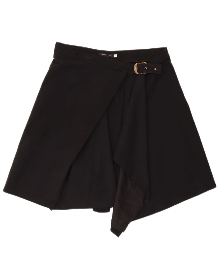 ANGELA MELE Gonna a portafoglio da donna IT 44 Media W30 Lana nera