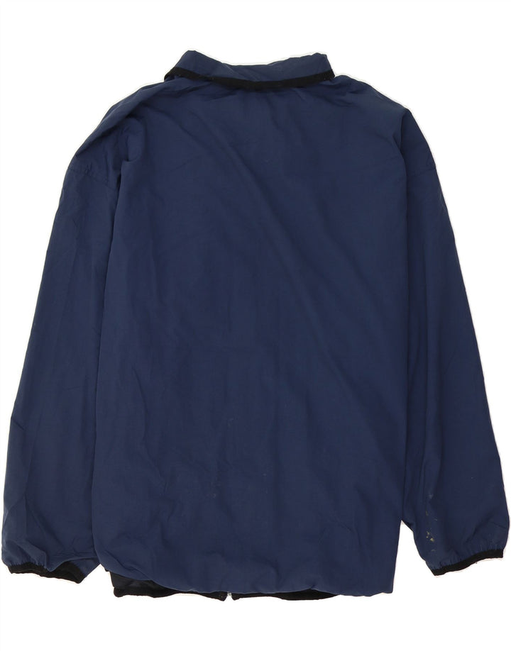 REEBOK Mens Tracksuit Top Jacket 2XL Navy Blue Polyamide Vintage Reebok and Second-Hand Reebok from Messina Hembry 