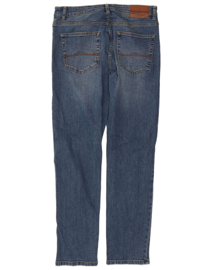 JACK WILLS Jeans slim da uomo W32 L32 cotone blu