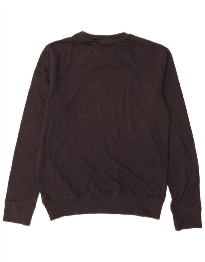 Calvin Klein Jeans Felpa grafica da uomo Maglione medio cotone nero