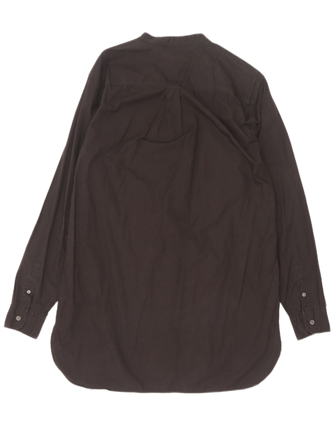 Camicia lunga da uomo All Saints in cotone nero medio