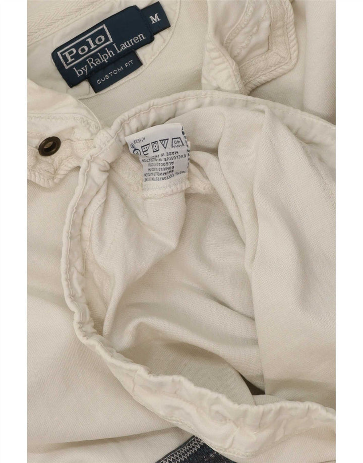 Polo Ralph Lauren da uomo con grafica polo color bianco medio