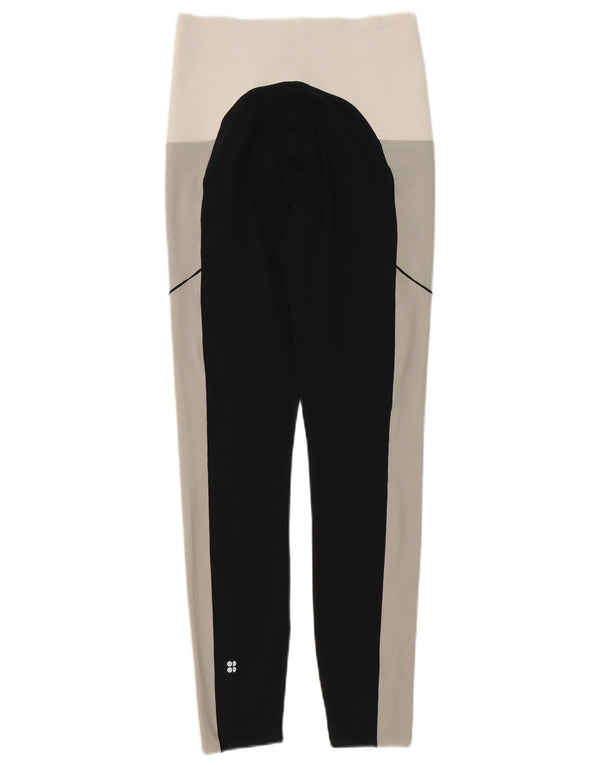 Leggings da donna Sweaty Betty UK 8 Small Poliestere color block nero