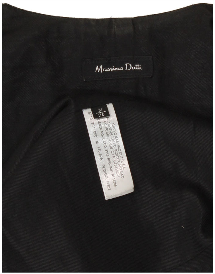 Gilet OPEN da donna Massimo Dutti EU 38 cotone nero medio