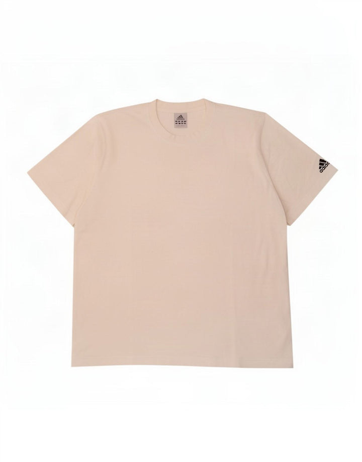 T-shirt da uomo Adidas Top XL in cotone bianco