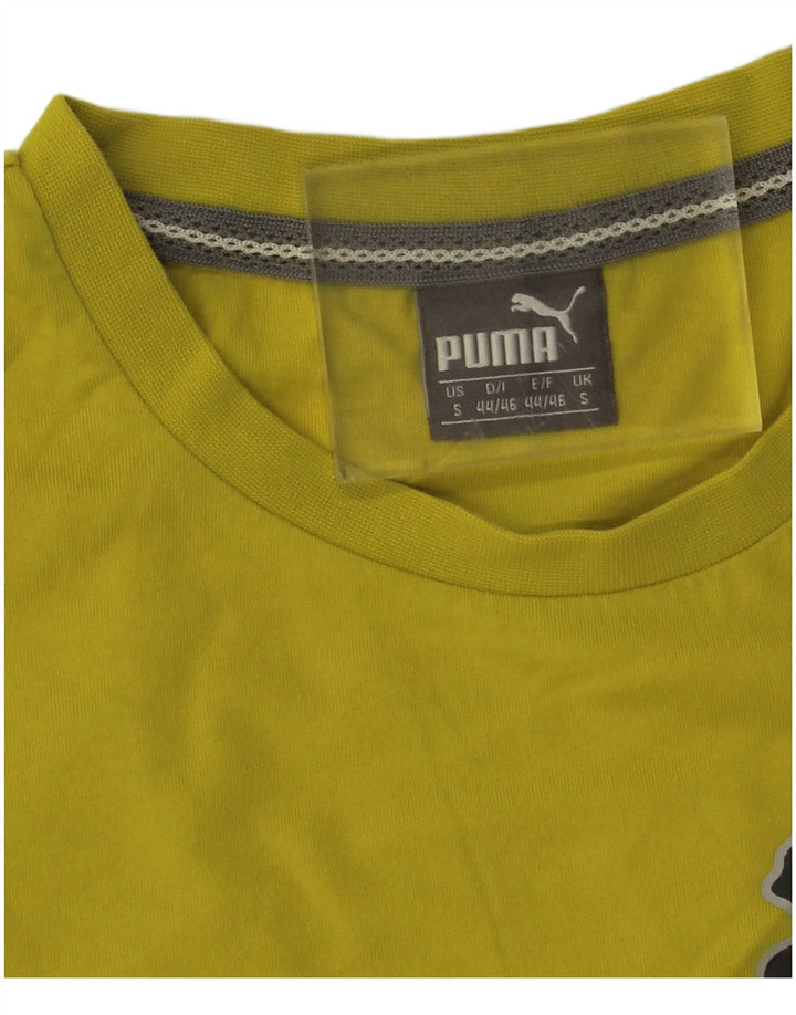 T-shirt grafica da uomo Puma Top Small gialla