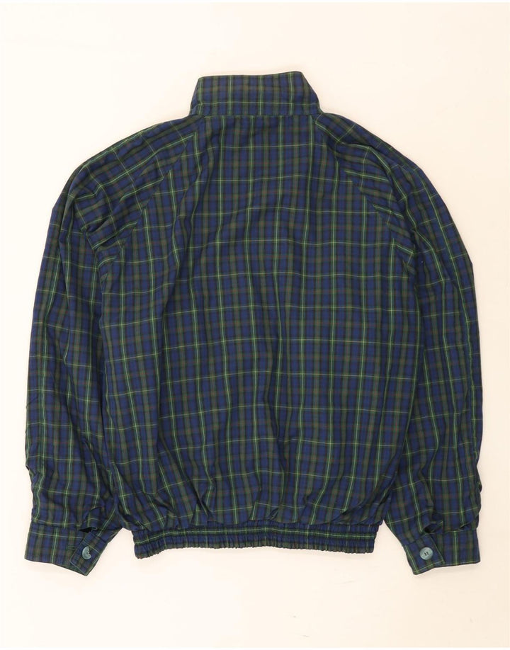Giacca reversibile da uomo vintage UK 38 poliestere verde medio