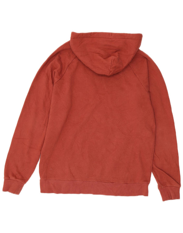 Felpa con cappuccio grafica da uomo Under Armour Cold Gear vestibilità ampia rosso medio