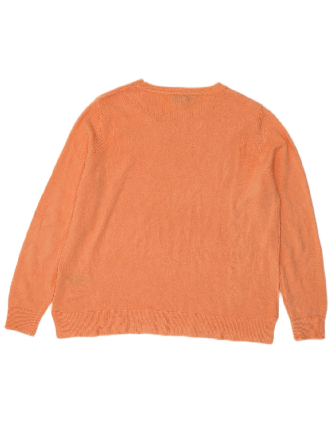 Maglione maglione girocollo da donna Marks & Spencer UK 14 Acrilico rosa medio