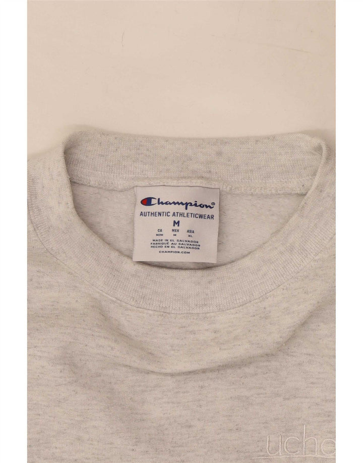 Felpa da uomo Champion in cotone grigio medio