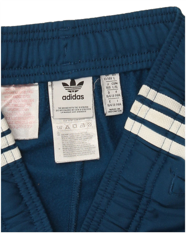 Pantaloncini sportivi Adidas da bambino 13-14 anni in poliestere blu
