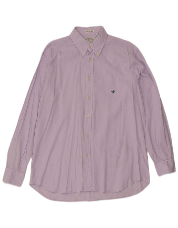 Camicia da uomo Brooksfield taglia 40 cotone viola medio