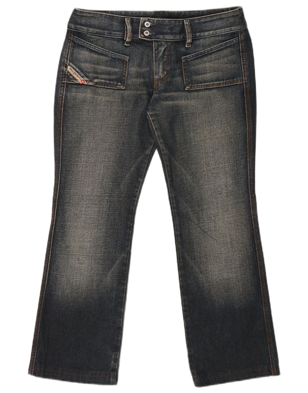 Jeans bootcut da donna Diesel a vita bassa W31 L28 cotone blu navy