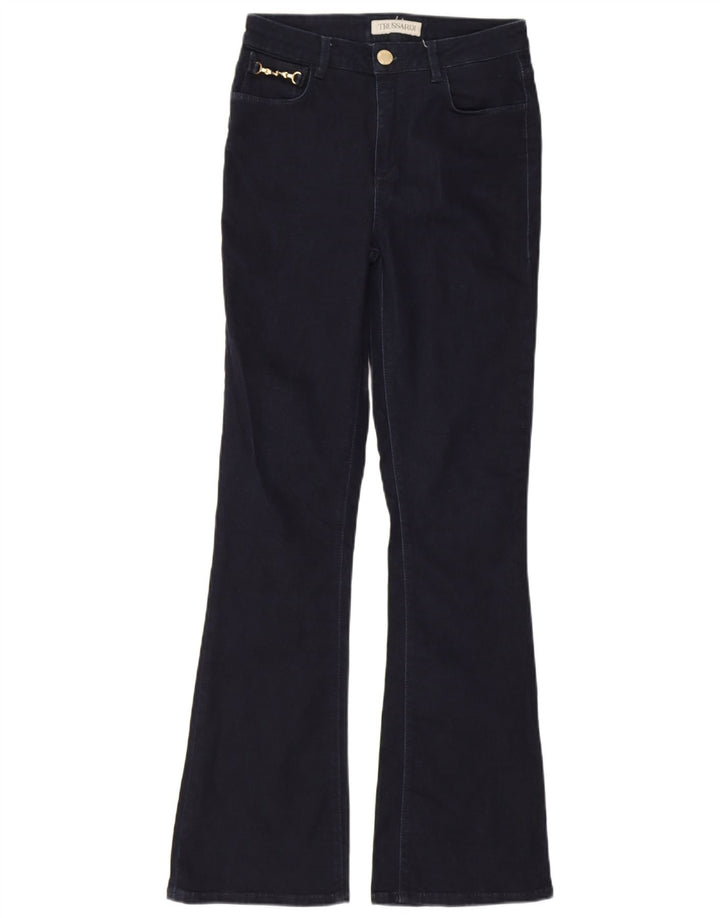 Jeans Svasati Donna Trussardi W26 L31 Blu Navy Cotone