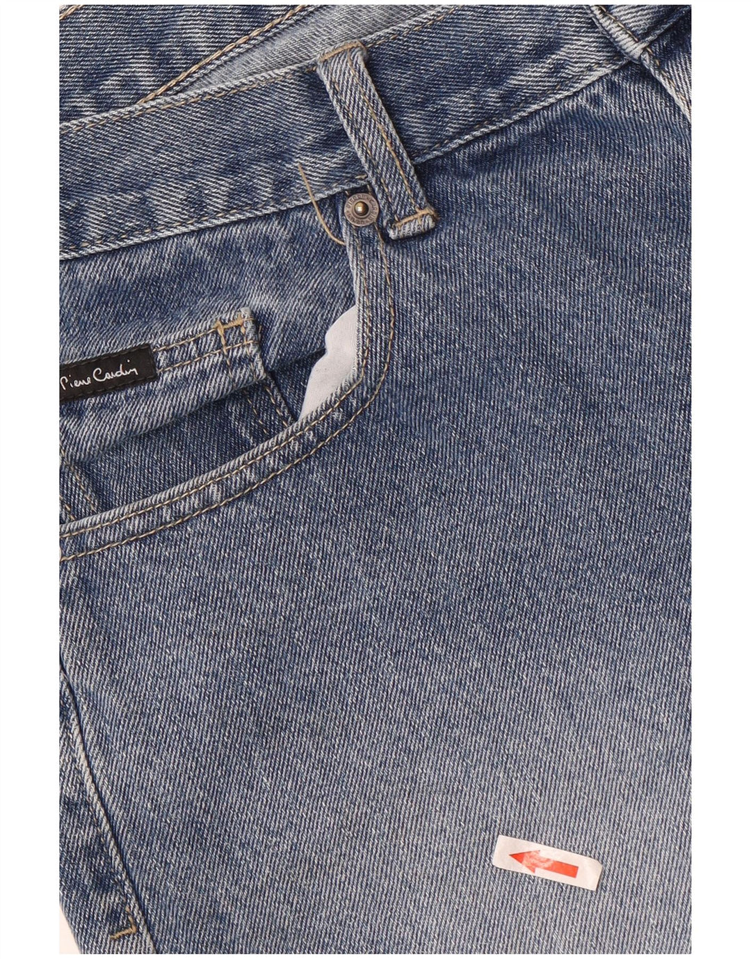 Pantaloncini di jeans da uomo Pierre Cardin medi W32 cotone blu