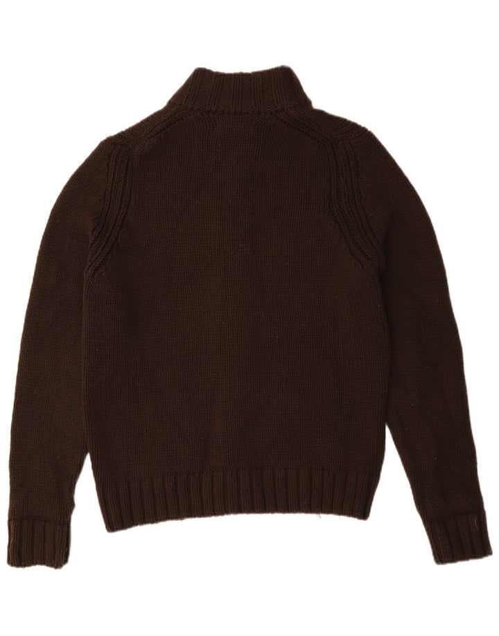 Maglione cardigan da uomo Zara Marrone medio