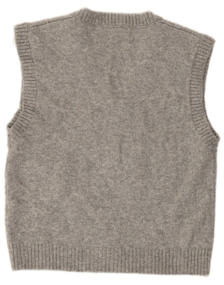 Canotta corta da donna Zara UK 10 piccola grigia