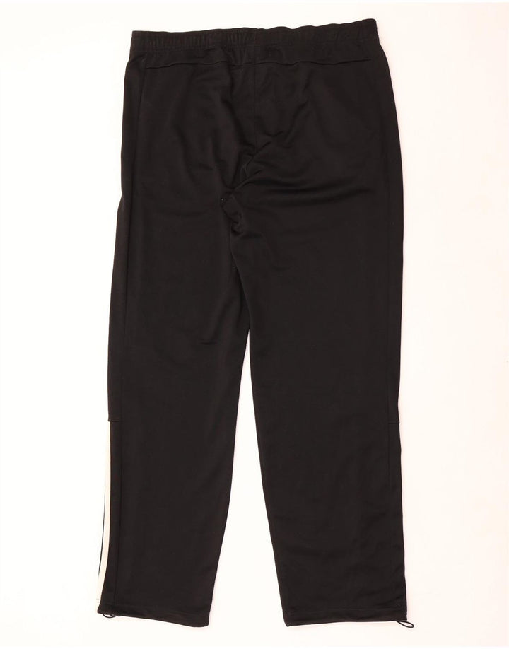 Pantaloni da tuta da uomo Adidas UK 42/44 Large Nero Poliestere