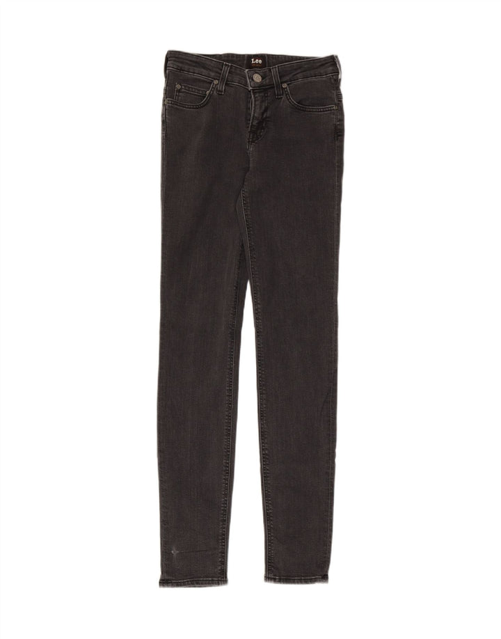 Jeans skinny da donna Lee W26 L33 cotone grigio