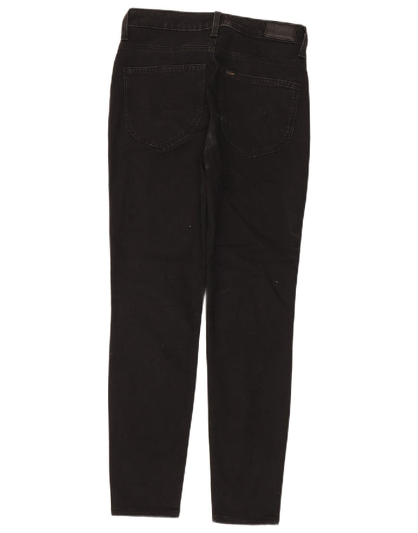Jeans Lee Scarlett alti skinny da donna W30 L28 cotone nero