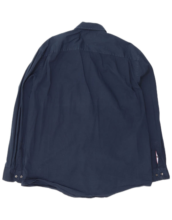 Camicia da uomo Tommy Hilfiger 2XL cotone blu navy