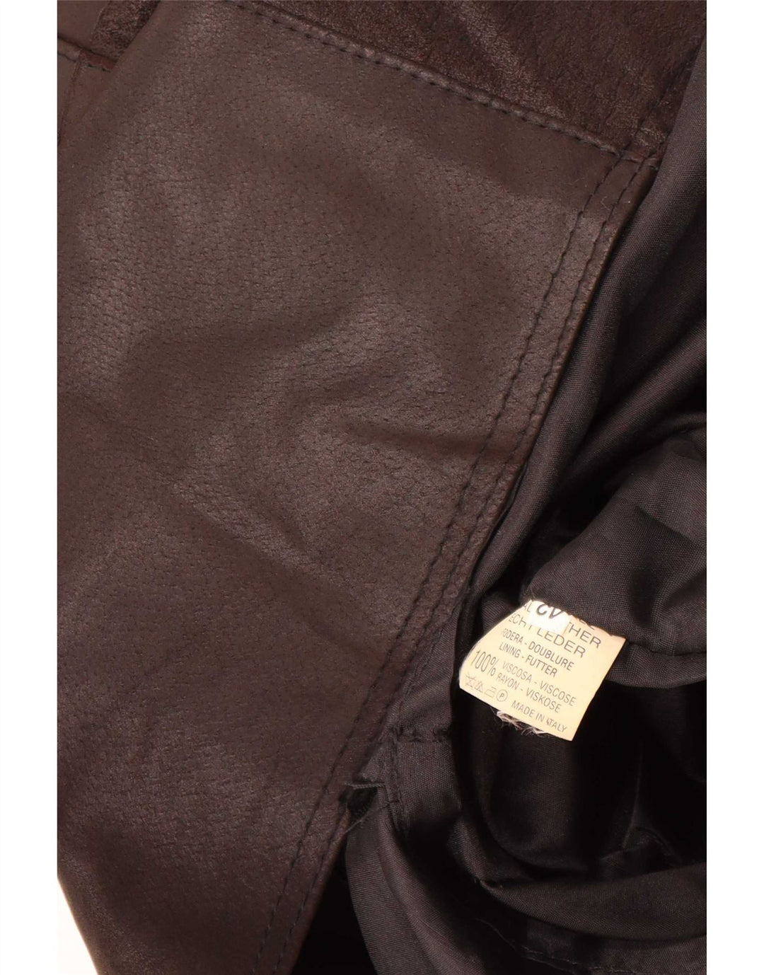 Abito tubino in pelle senza maniche vintage da donna IT 42 medio nero