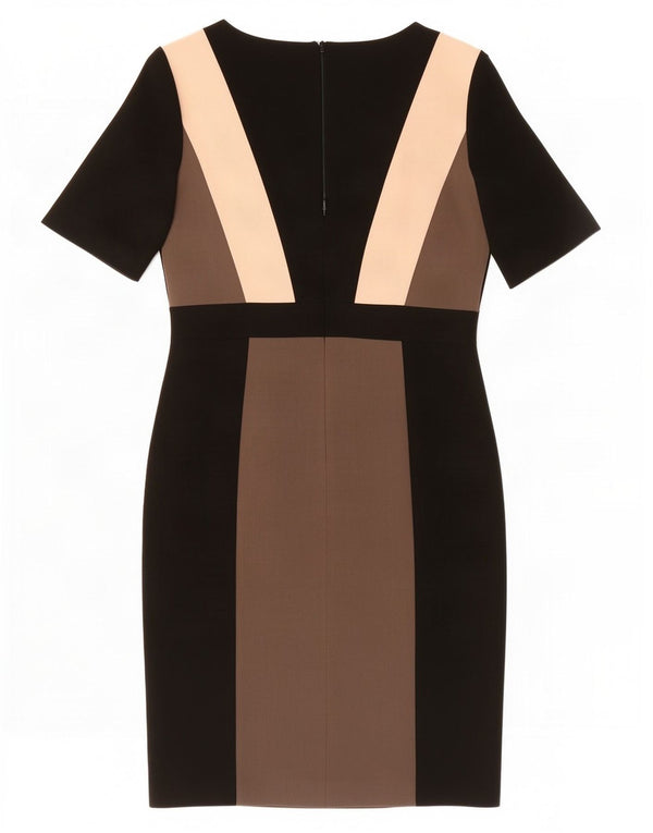 Abito tubino Petite da donna Marks & Spencer UK 12 Medium Black Colourblock
