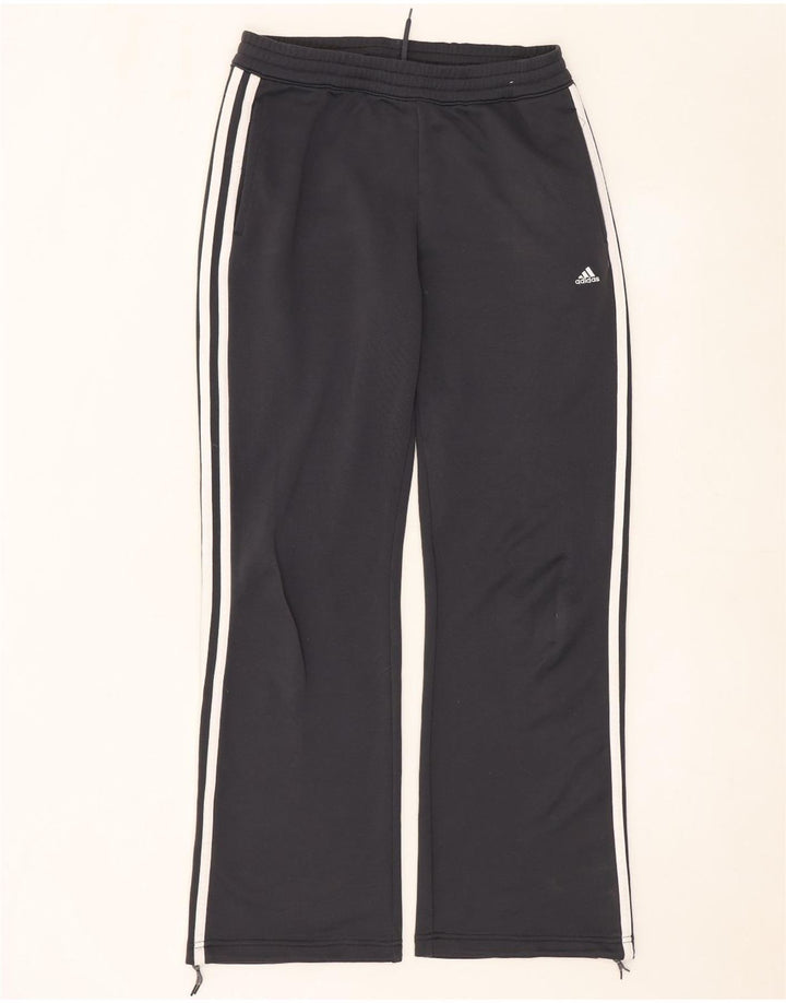 Pantaloni della tuta da donna Adidas UK 12 Poliestere grigio medio