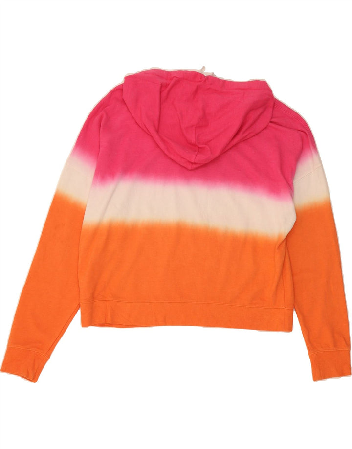 CALVIN KLEIN JEANS Womens Hoodie Jumper UK 14 Medium Multicoloured Vintage Calvin Klein Jeans and Second-Hand Calvin Klein Jeans from Messina Hembry 