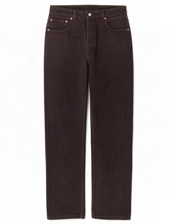 Levi's Uomo 505 Jeans dritti W30 L32 Cotone Nero