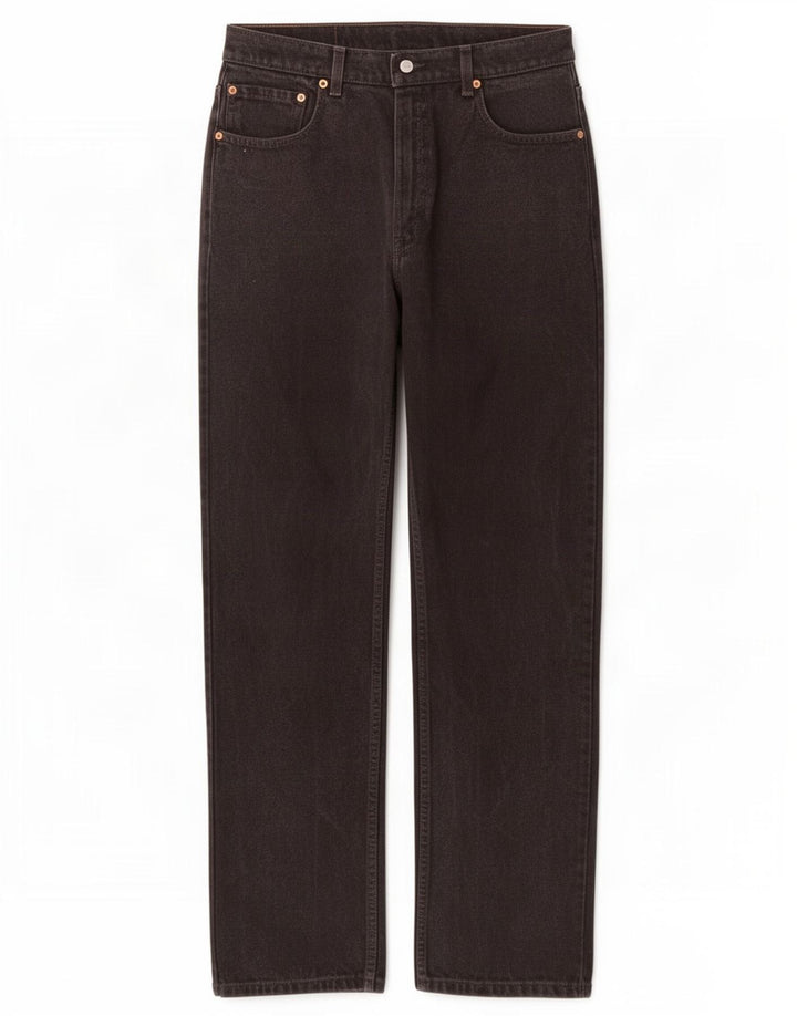 Levi's Uomo 505 Jeans dritti W30 L32 Cotone Nero