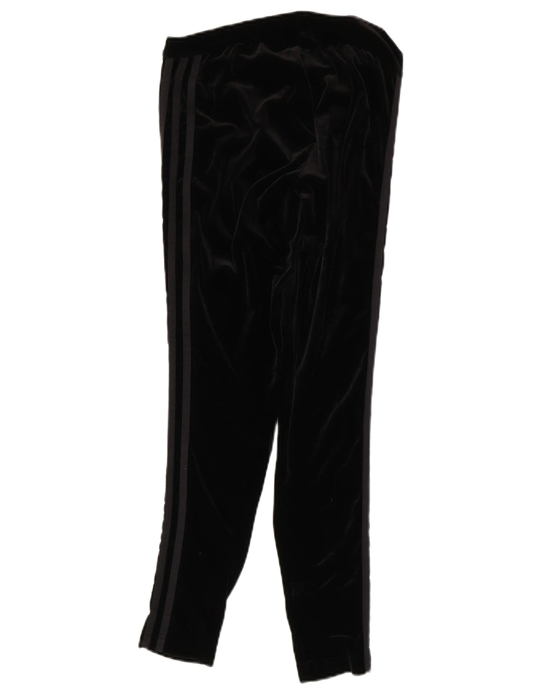 Leggings in velluto da donna Adidas UK 12 poliestere nero medio