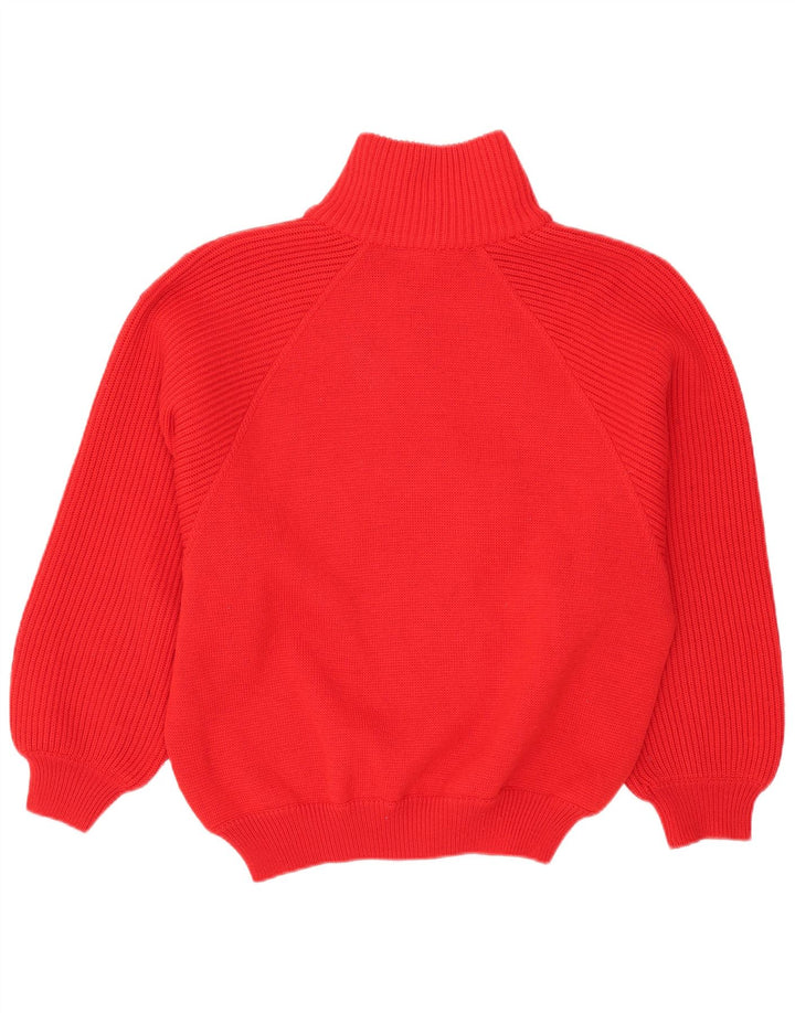 Maglione da uomo con collo abbottonato di Skipper IT 48 Lana rossa media