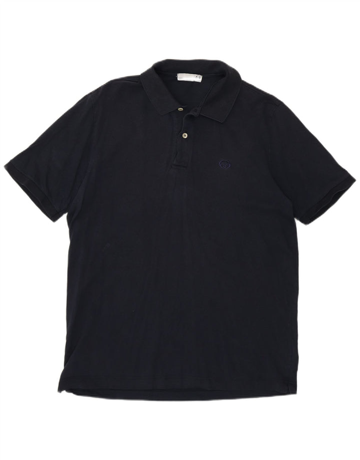 Polo da uomo Sergio Tacchini grande blu navy