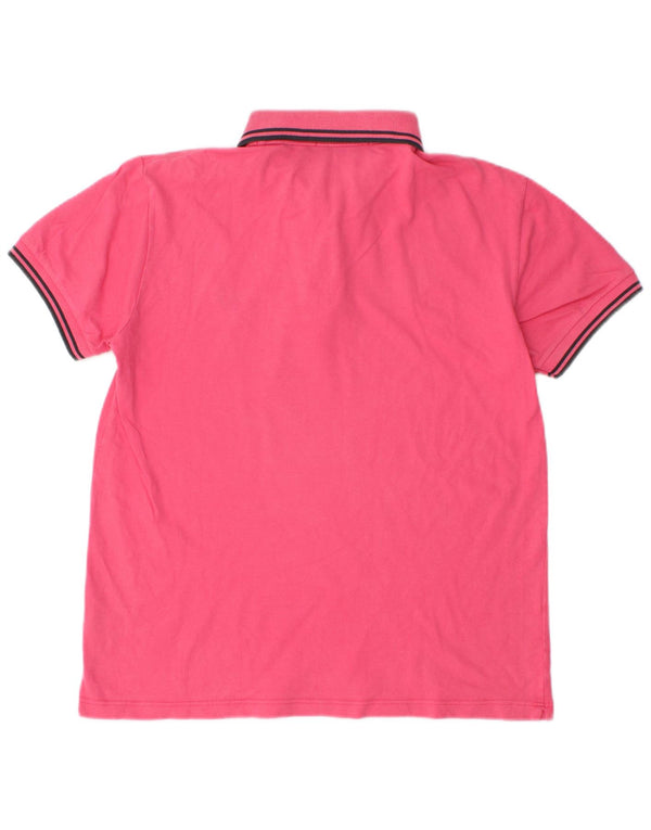 Polo Fred Perry da uomo leggera ed elasticizzata in cotone rosa medio