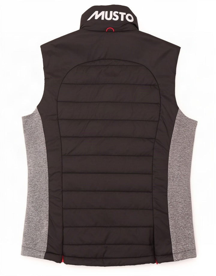 Gilet imbottito da donna Musto UK 12 poliestere color block medio nero