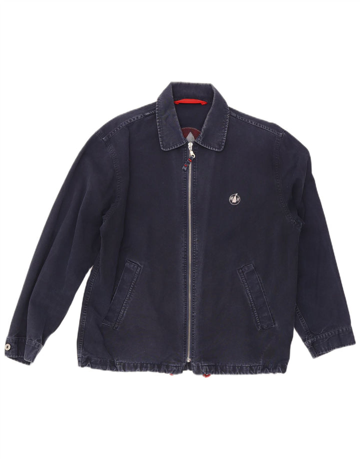 Giubbotto bomber da uomo Murphy & Nye UK 38 cotone blu navy medio