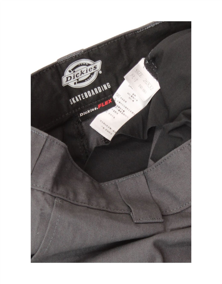 Pantaloni cargo dritti da skateboard da donna Dickies W26 L32 poliestere grigio